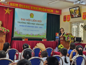 ĐẠI HỘI LIÊN ĐỘI TRƯỜNG TIỂU HỌC VĂN KHÊ NĂM HỌC 2023 - 2024