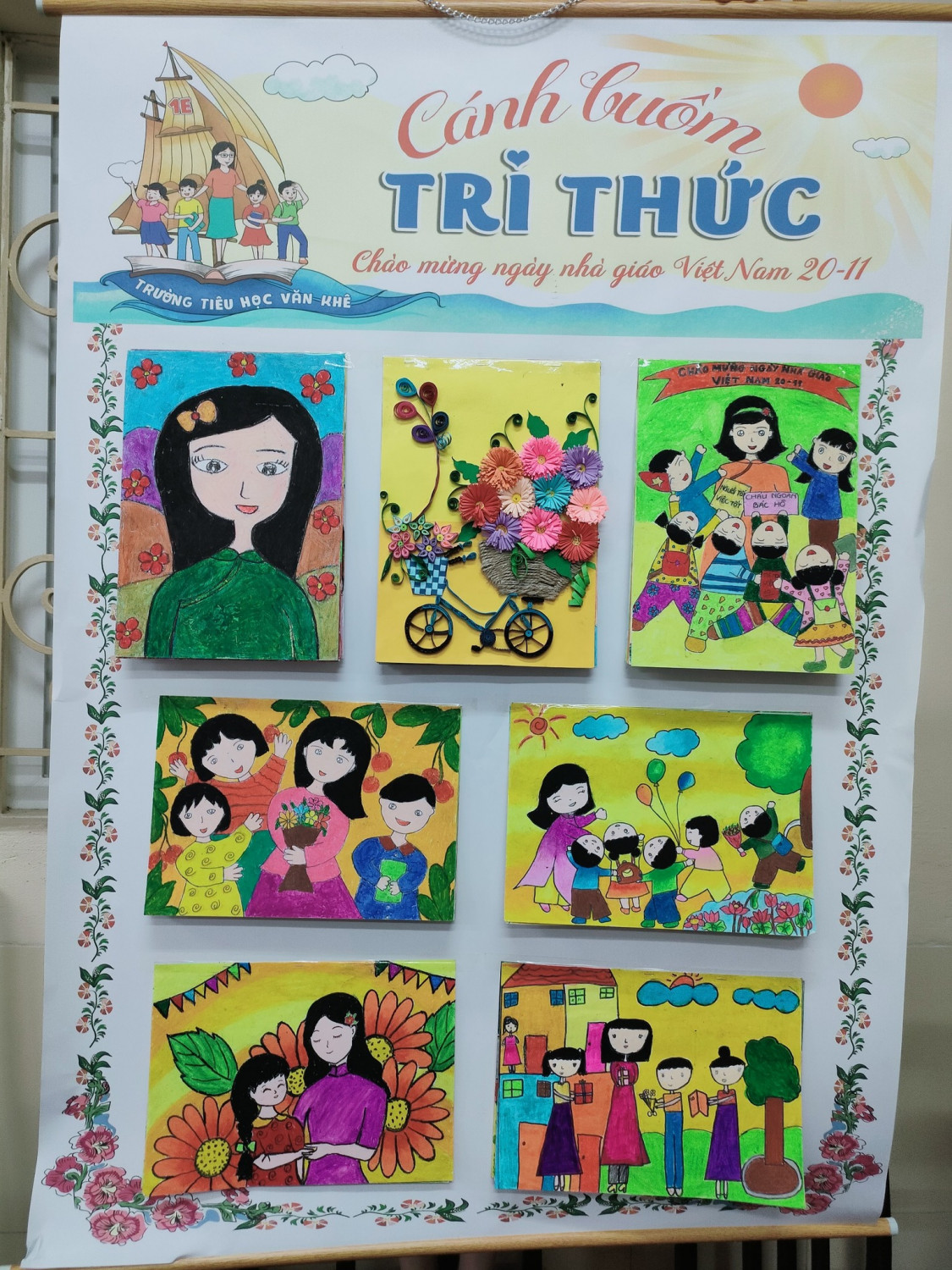 HỘI THI LÀM BÁO TƯỜNG CHÀO MỪNG NGÀY NHÀ GIÁO VIỆT  NAM 20-11