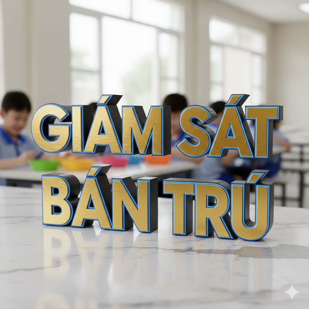 GIÁM SÁT CÔNG TÁC BÁN TRÚ THÁNG 1/2026 (NĂM HỌC 2025-2026)