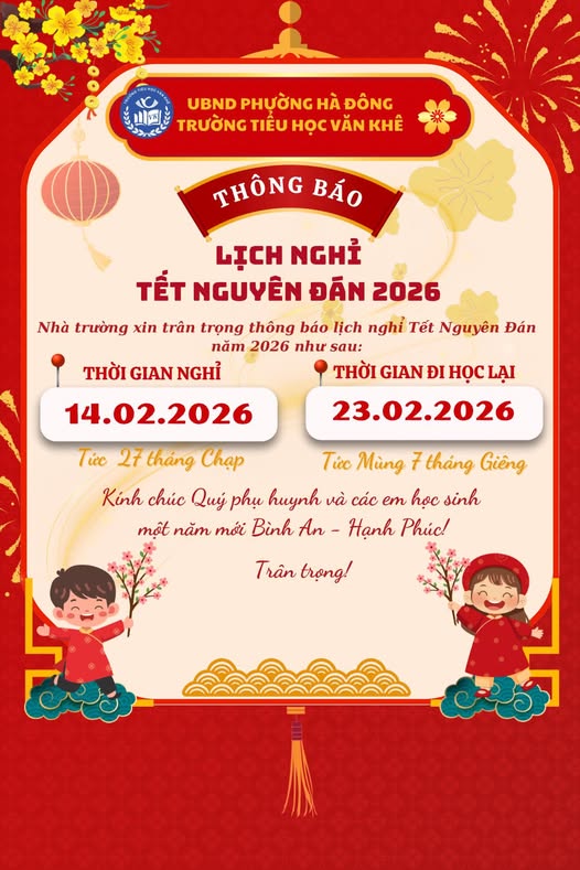 lịch nghỉ tết